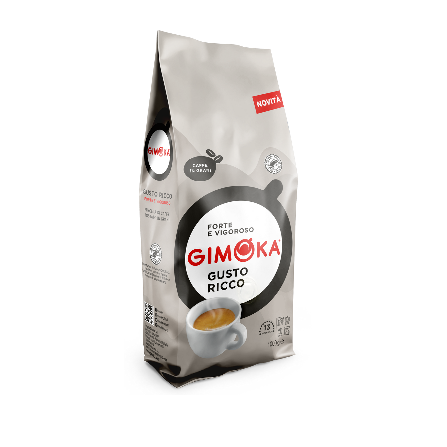 Gimoka Gusto Ricco Coffee Beans 1kg