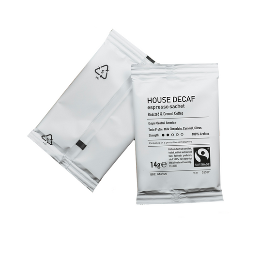 Halifax Decaf Espresso Sachets 100x14g