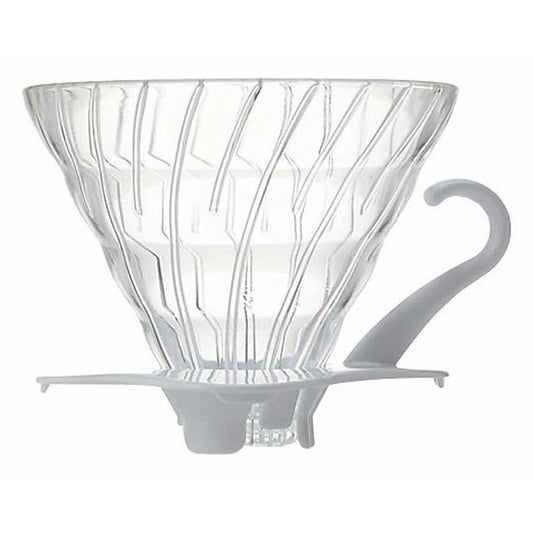 Hario Glass Coffee Dripper V60 02 White