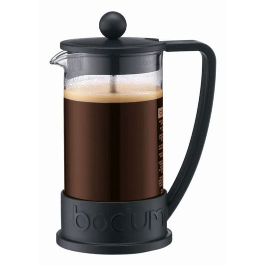 Bodum Brazil French Press Coffee Maker, 3 Cup, 0.35 L, 12 Oz - Black