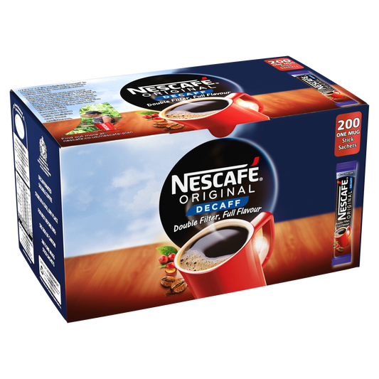 Nescafe Instant Coffee Decaf Sticks 1x200