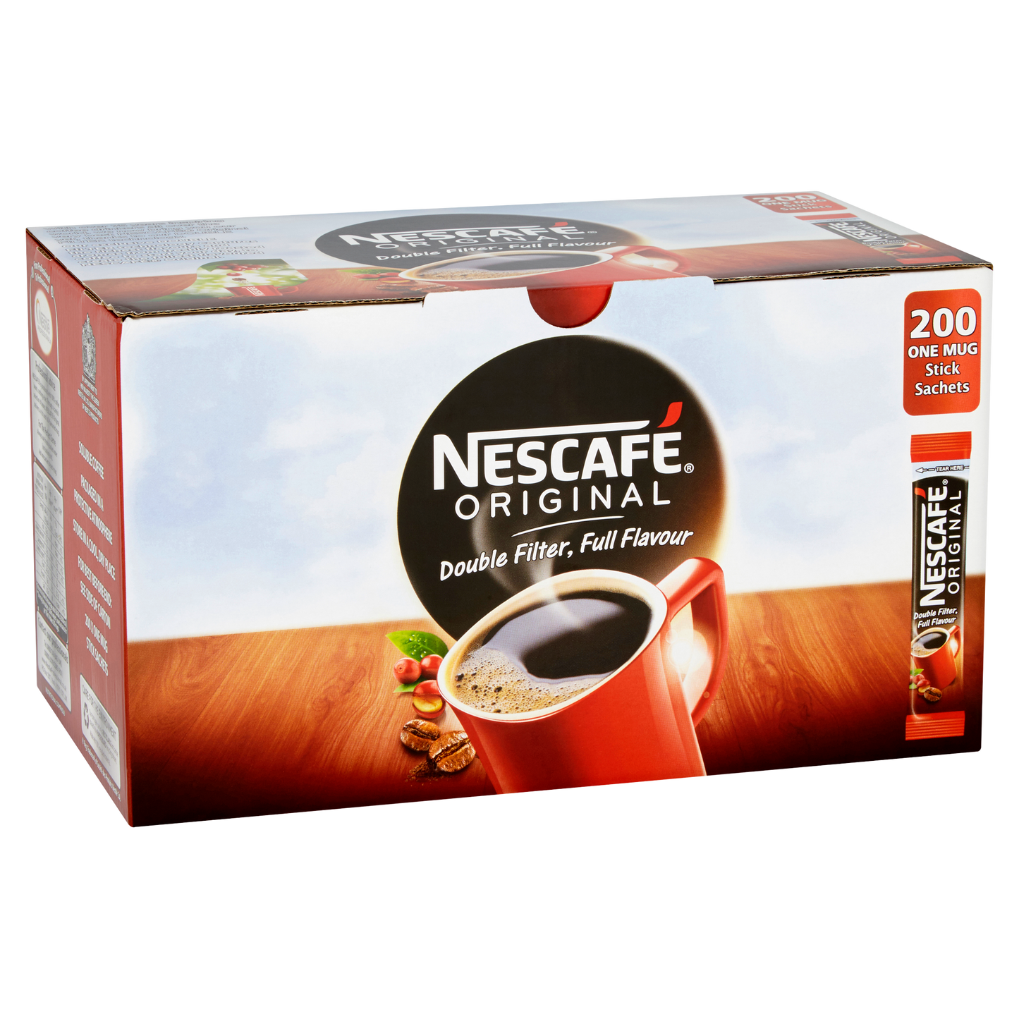 Nescafe Instant Coffee Original Sticks 1x200