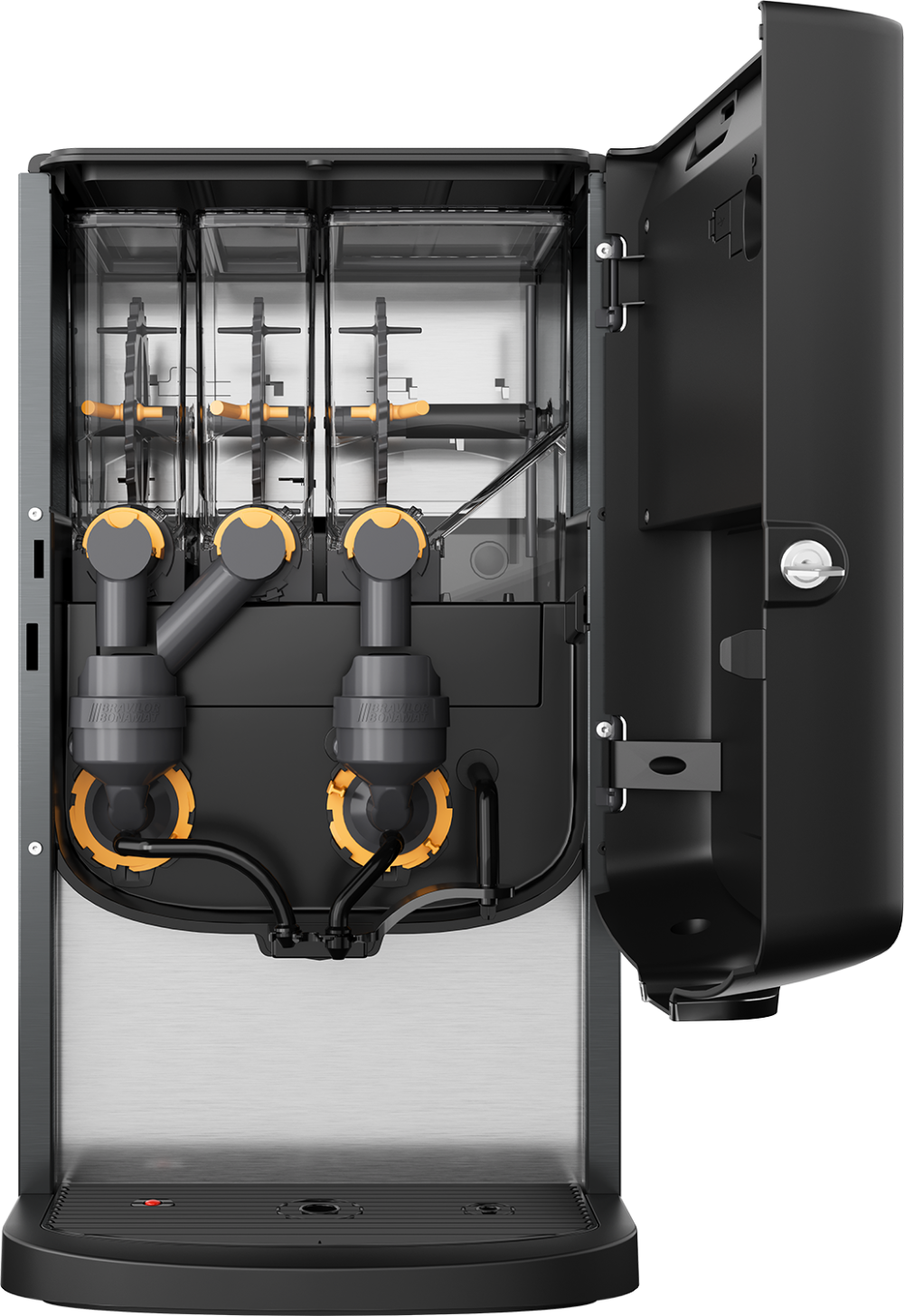 Bravilor Bolero 32 coffee machine open showing internals