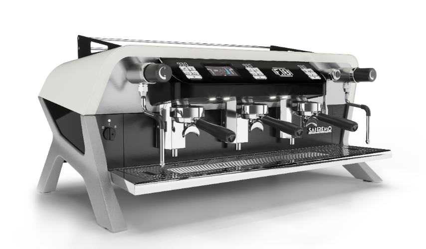 Sanremo F18 machine from slight left angle