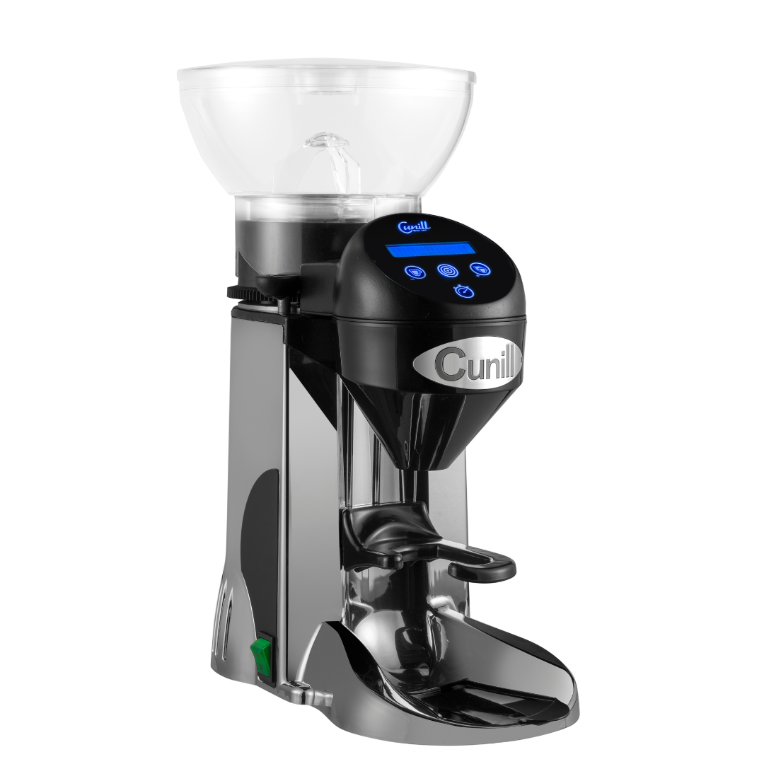 Fracino tranqulio coffee grinder from slight left angle