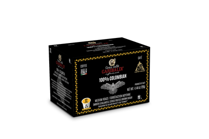Caffè Garibaldi Coffee Pods, Compatible with Keurig, K-Cup. Colombian Roast Blend (12 Pods)