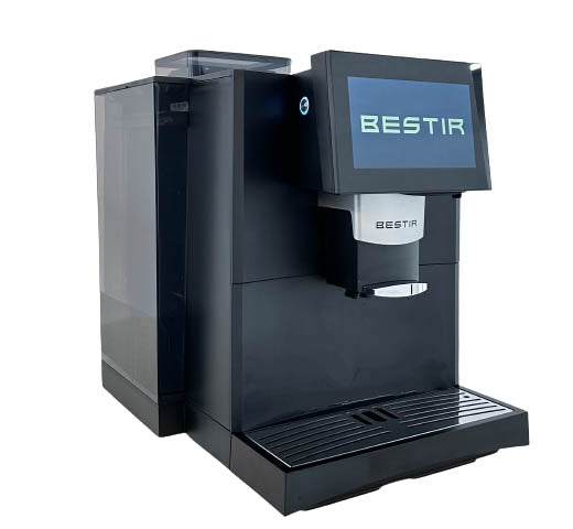 Bestir coffee machine from an angle