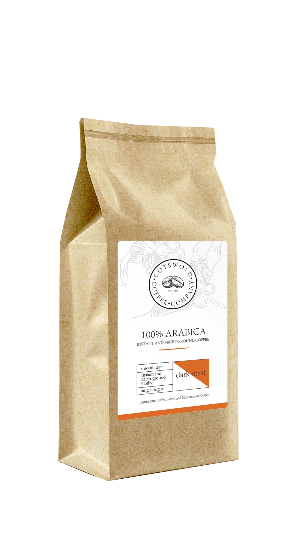 Cotswold Coffee 100% Arabica Microground & Instant Coffee 300g