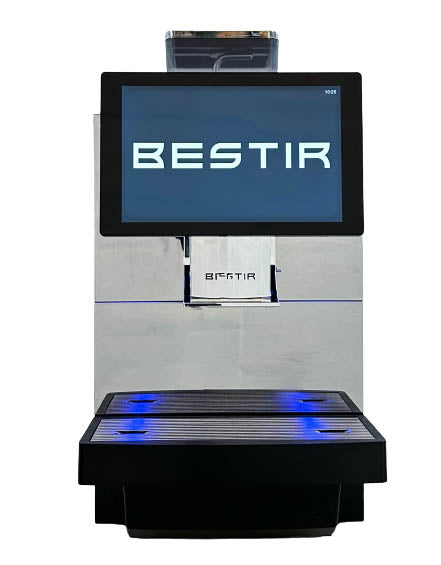 Bestir bm80 coffee machine from front view