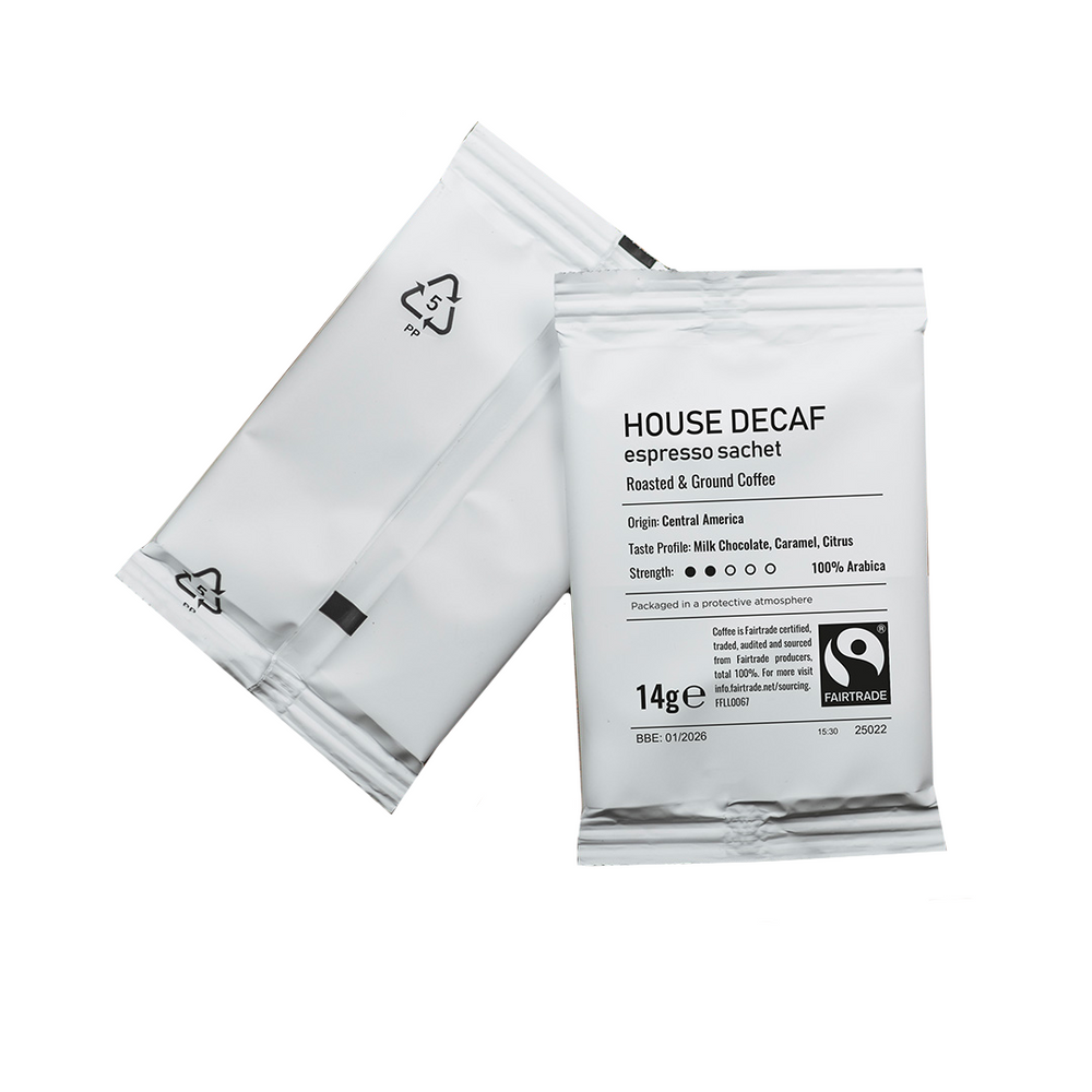 Cotswold Decaf Fairtrade Espresso Sachets 100x14g