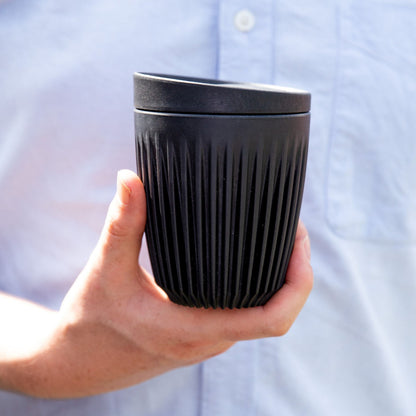 Huskee Cup and Lid - Charcoal - 12oz/360ml