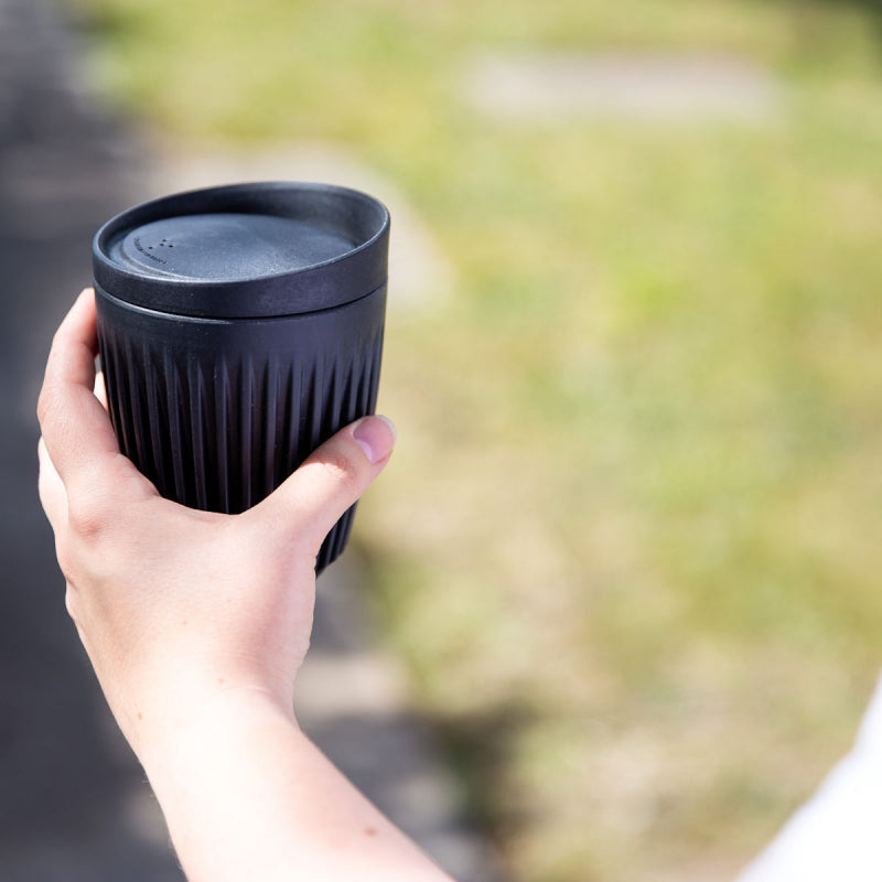Huskee Cup and Lid - Charcoal - 12oz/360ml