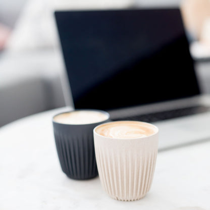 Huskee Cup and Lid - Charcoal - 12oz/360ml