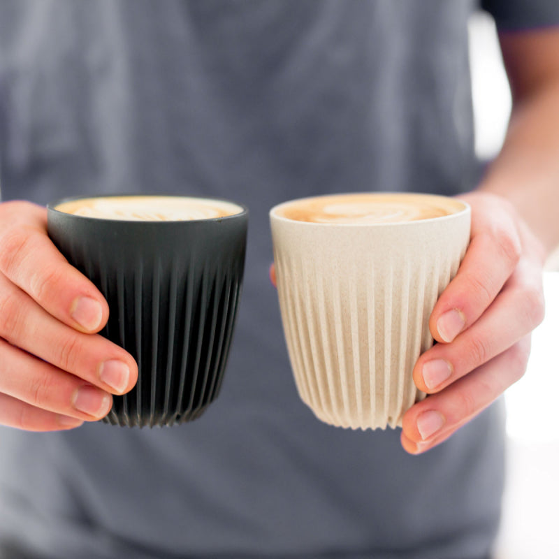 Huskee Cup and Lid - Natural - 12oz/360ml