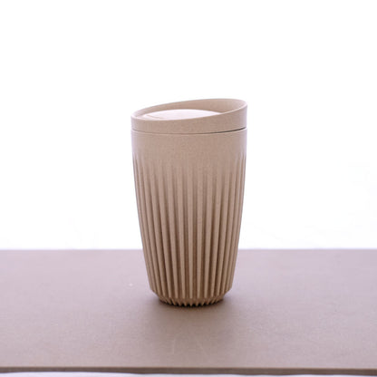 Huskee Cup and Lid - Natural - 12oz/360ml