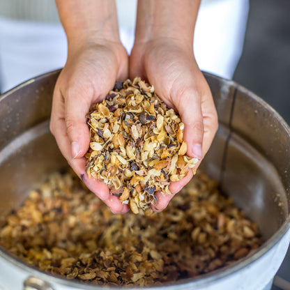 Huskee Cup and Lid - Natural - 12oz/360ml