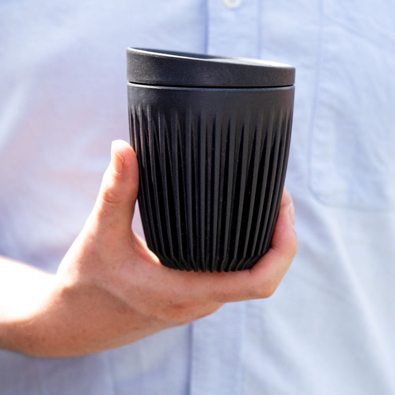 Huskee Cup and Lid - Charcoal - 8oz/240ml