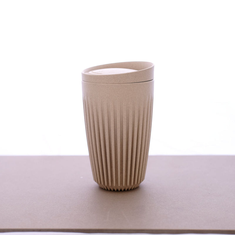 Huskee Cup and Lid - Natural - 8oz/240ml
