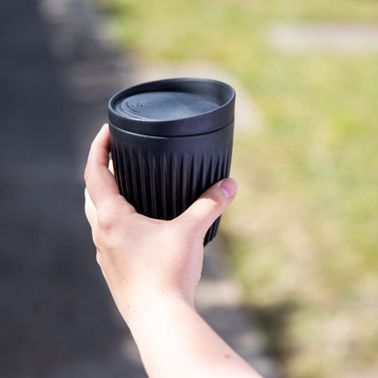 Huskee Cup and Lid - Charcoal - 6OZ/180ml