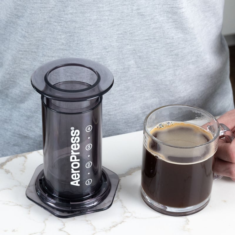 AeroPress Coffee Maker - Clear Black