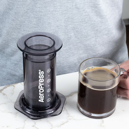 AeroPress Coffee Maker - Clear Black