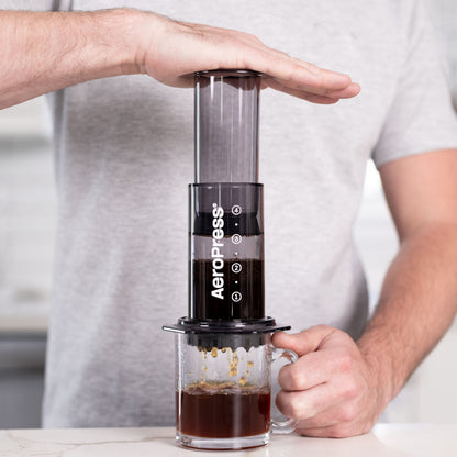 AeroPress Coffee Maker - Clear Black