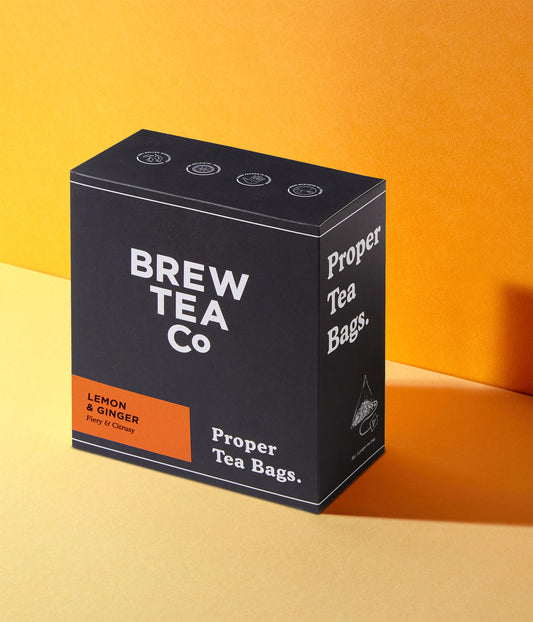 Lemon and Ginger Brew Tea Proper Tea Bags 1x100