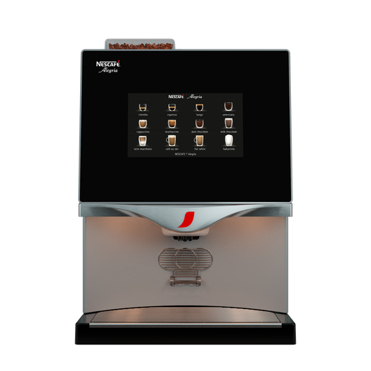 Nescafe Alegria fusion 60 machine from straight on