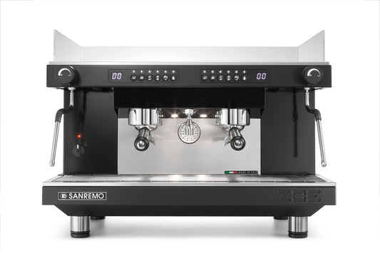 Sanremo Zoe 2 machine from straight on angle 